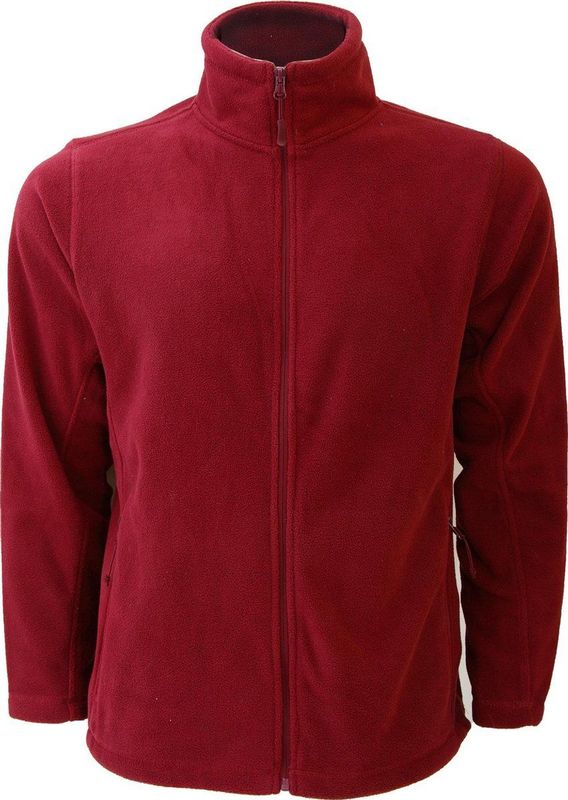 Russell - Heren Full Zip Outdoor Fleece Jacket - Klassiek Rood - Fleece
