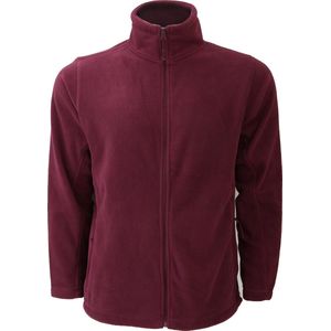 Russell - Heren Full Zip Outdoor Fleece Jacket - Bourgondië - Fleece