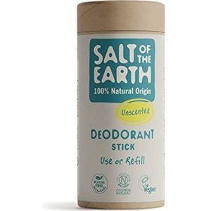 Salt Of the Earth Navulverpakking voor natuurlijke deodorant, zonder aluminium, veganistisch, langdurige bescherming, Leaping Bunny goedgekeurd, gemaakt in Groot-Brittannië, 75 g