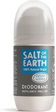Salt of the Earth Hervulbare Roll-on Deodorant - Vetiver & Citrus