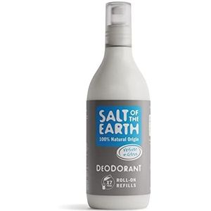 Salt Of the Earth Roll On Refill Natural Deodorant van, Vetiver & Citrus - Veganistisch, langdurige bescherming, goedgekeurd door Leaping Bunny, gemaakt in het VK - 525 ml