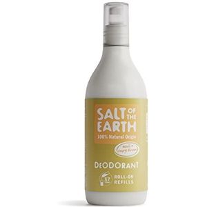 Salt Of the Earth Natuurlijke deodorant, roll-on navulling van Neroli & Orange Blossom, veganistisch, langdurige bescherming, goedgekeurd door Leaping Bunny, gemaakt in het VK, 525 ml