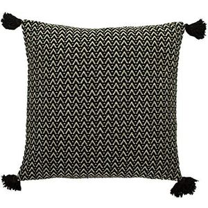 Riva Home Chevron Veer Gevuld Kussen, Monochroom, 45 x 45cm (18"" x 18"")