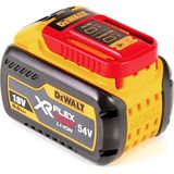 DeWalt DCB 547 FLEXVOLT oplaadbare accu 54 V / 18 V 9,0 Ah - 9000 mAh Li-Ion met laadniveau-indicator