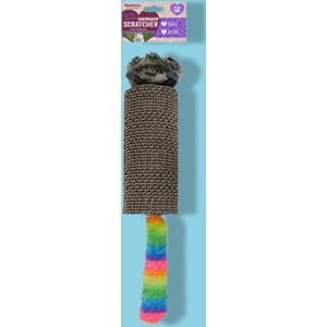 Moody Moggy - Kattenkrabber - Golfkarton - Regenboogkleur - Met Catnip
