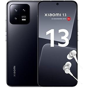 Xiaomi 13 Zwart 8GB RAM 256 GB ROM, Pro HDR-scherm met ultradunne rand (Britse versie met 2 jaar garantie)