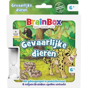 Brainbox Pocket Gevaarlijke Dieren - Nederlands Kaartspel