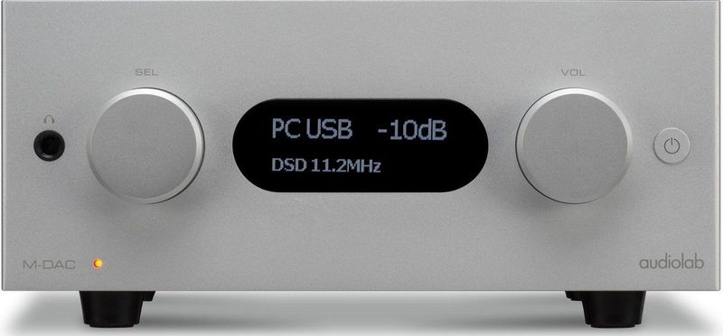 Audiolab - M-DAC+ - Multifunctionele DAC - Zilver - 7 Filterinstellingen
