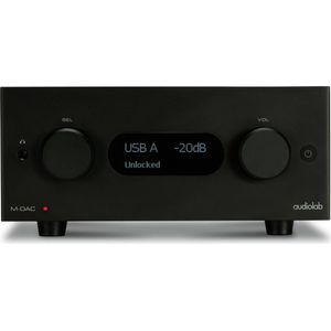 Audiolab M-DAC+ - Multifunctionele DAC- 7 filterinstellingen – Minimalistisch design - Zwart