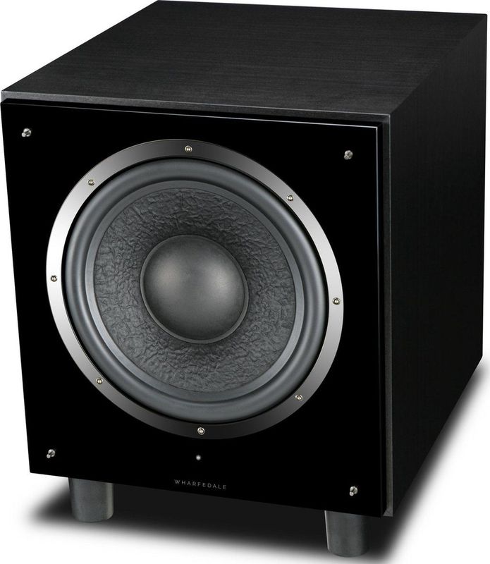 Wharfedale SW-12 – Subwoofer – Diepe bas – Ingebouwde versterker - Zwart