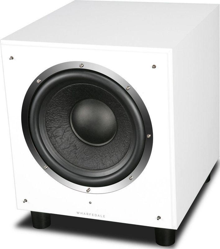 Wharfedale SW-12 – Subwoofer – Diepe bas – Ingebouwde versterker - Wit