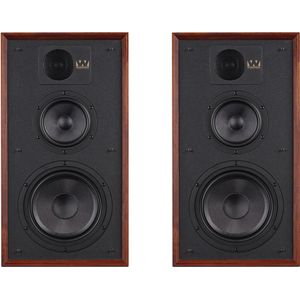 Wharfedale Linton speakers - Mahogany Red - SET