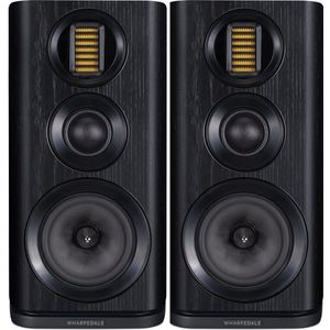 Wharfedale - EVO 4.2 - Boekenplankluidsprekers - Zwart - Kevlar Basweergave - AMT Tweeters