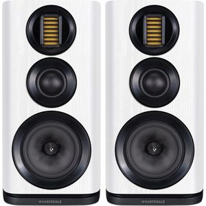Wharfedale EVO 4.2 – Boekenplankluidsprekers - Kevlar basweergave - AMT tweeters – Wit (per paar - 2 stuks)