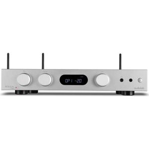 Audiolab 6000A Play Streamer en Versterker – Bluetooth - Multiroom Streaming - Zilver
