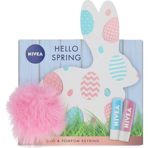 Nivea Hello Spring Lip Balm Duo Cadeauset