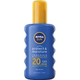 Nivea - Sun Protect And Moisture - Zonnebrand - SPF 20 - 200 ml