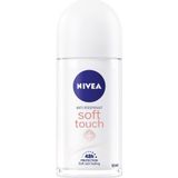 Nivea - Soft Touch - Deodorant Roll-on - Alcoholvrij - 72u Bescherming