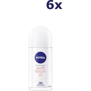 Nivea - Soft Touch - Deodorant Roll-on - Alcoholvrij - 72u Bescherming