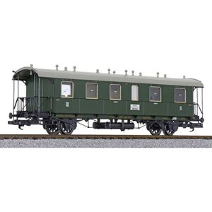 Liliput - L334101 - H0 Personenwagen - 2e / 3. Klasse - BadStB - Binneninrichting - Voorbereid voor Binnenverlichting