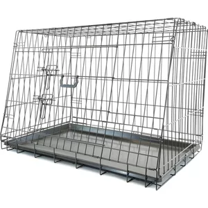 Grote hondenbench 124cm | groot, zwart & stevig