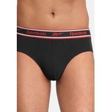 Reebok - Klassieke Slips - Zwart - Katoen/Elastaan - 3 Stuks