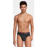 Reebok - Wiggins - Heren Slips - Zwart/Grijs Marl/Wit - 3pk, Vochtafvoerend, Lichtgewicht