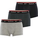 Reebok - Redgrave - Boxershorts - Set van 3 - Rood - Ademend - Rekbaar