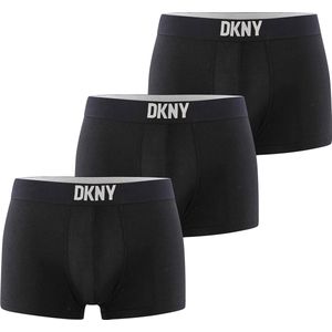 DKNY New York Designer-ondergoed voor heren, verpakking van 3 stuks, Zwart, M