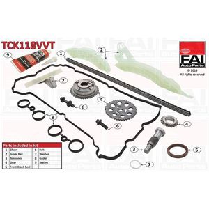FAI AutoParts Distributiekettingset OPEL,PEUGEOT,CITROËN TCK118VVT 11318618317,11318618318,V861831780 11311439853,11317534784,0816H9,9822827180