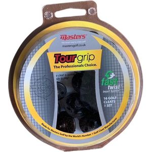 Masters Tourgrip 16 fast twist golfspikes-Golfaccessoires-golfgereedschap-golfschoenen