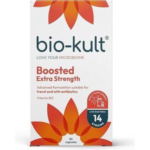 Bio-Kult Versterkt â€“ 4 x concentratie van Original Bio-Kult Probiotic + Vitamine B12 â€“ voor ondersteuning van het immuunsysteem â€“ 30 capsules