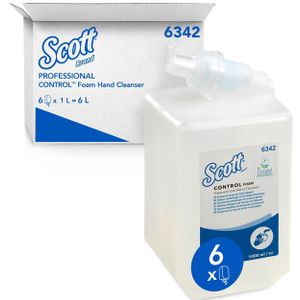 Handzeep scott 6342 control foam frequent 1 liter | Doos a 6 fles