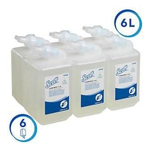 Handzeep - Ongeparfumeerd - 6 x 1 Liter - Scott Control