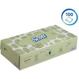 Scott Cosmetische doekjes 8837 �– zacht en absorberend, wit, 2-laags, 21 x 100 (2.100 doekjes)