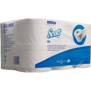 Toiletpapier Scott Control 3-laags 350vel wit 8518