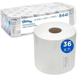 Toiletpapier Kleenex 2-laags 600 vel wit 8441