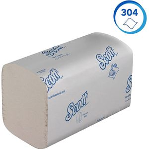 Scott - Handdoek 6689 i-vouw 1-lgs 21x20cm wit