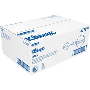 Kleenex® Ultra Hygiene-Formathandtücher Interfold 6778, 2-lagig, V-Faltung, 15 Pack á 124 Tücher, weiß