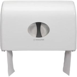 AQUARIUS * Toiletpapierdispenser voor twee rollen Mini Jumbo 6947 wit