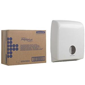 Aquarius 6990 losse toiletpapierdispenser - 1 toiletpapierdispenser gevouwen wit