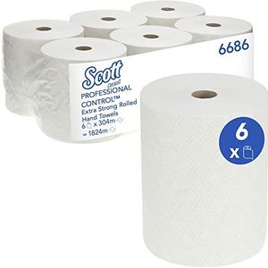 Scott 6696 Extra Strong servetrol, 1-laags, 304 m, wit