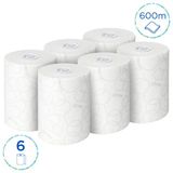 Kleenex® Rollenpapiertücher Ultra Slimroll 6781, 2-lagig, 6 Rollen á 100 m, weiß