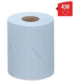 WypAll 6223 Food and Hygiene Wiping Paper L10 Centrefeed for Reach Dispenser, 1 ply, Blauw (6 rollen x 430 vellen)