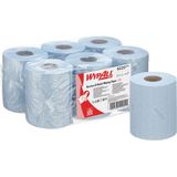 WypAll 6220 Service and Retail Wiping Paper L10 Centrefeed voor Reach Dispenser, 1 laags, Blauw (6 rollen x 280 vellen)