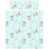 Dekbedovertrek Koala Fun - Eenpersoons dekbed - Koalabeer blauw / grijs