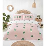 Dekbedovertrekset - I Will Survive - Cactus- en Vetplantmotief - Microvezel