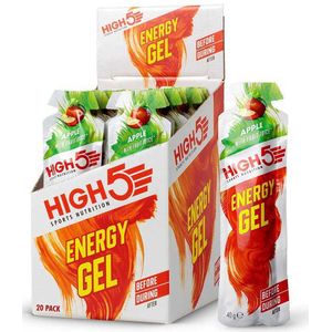 HIGH5 - Isotonic Energygel - Appel smaak - Energie gel - Isotone Sportgel - Hardlopen & Wielrennen - 20 x 40ml