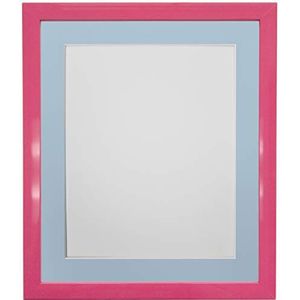 FRAMES BY POST 1,9 cm grote fotolijst met blauwe lijst, beeldformaat 25,4 x 25,4 cm