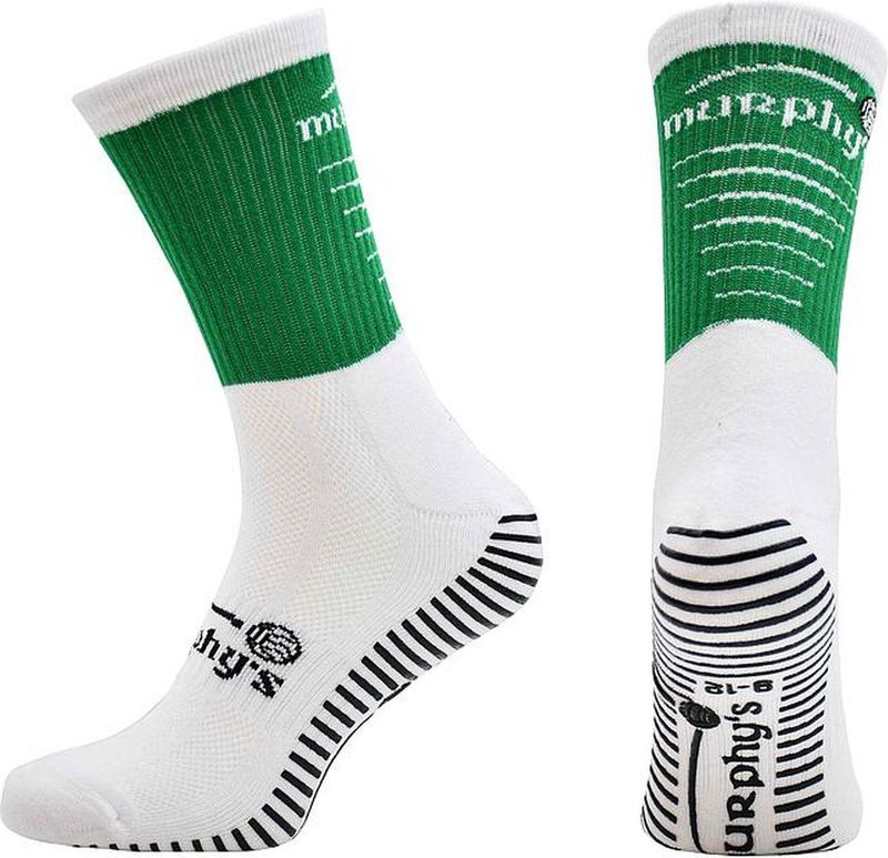 Murphy's - Sportsokken Junior Grip - Groen/Wit - Antislip